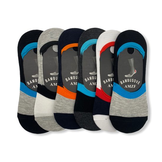 Pánske bezčlenkové ponožky (JA-1111) - 8 párov (mix farieb)