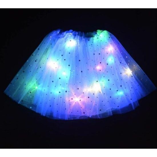 LED svietiaca sukienka pre malé princezné