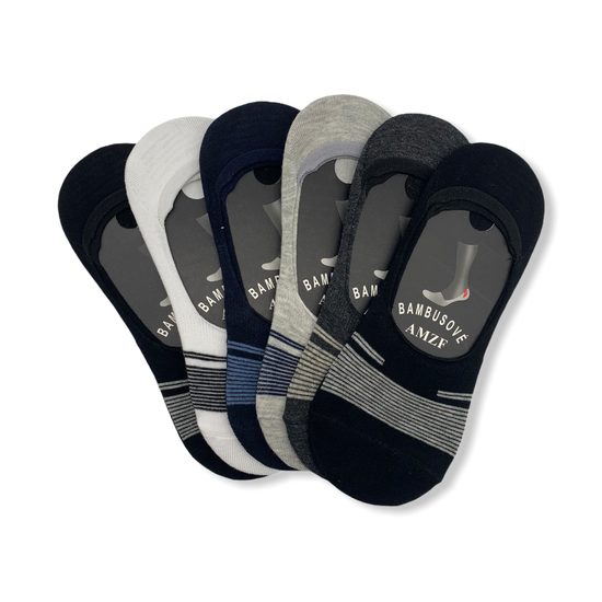 Pánske bezčlenkové ponožky (JA-1106) - 8 párov (mix farieb)