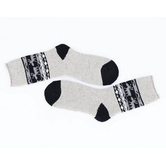 Pánské vlněné ponožky Alpaca (PA-594) - 3 páry (mix barev)