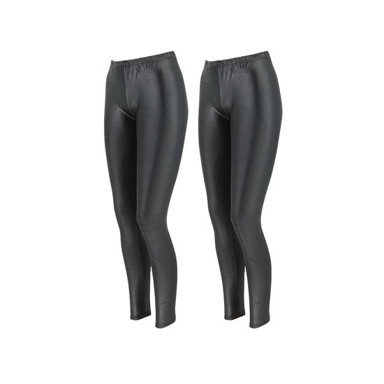 Női leggings (no.0162-1) fekete - 2 db