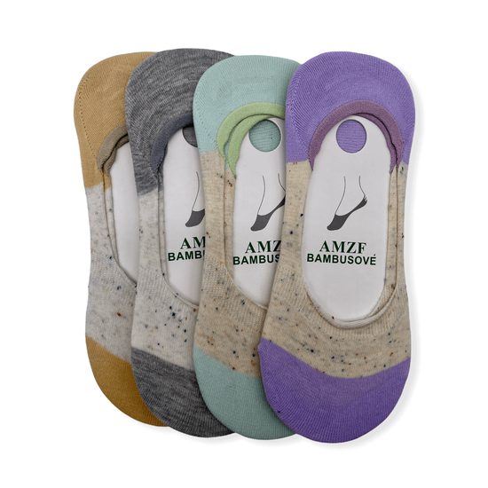 Dámske bezčlenkové ponožky JB-2212 - 8 párov (mix farieb)