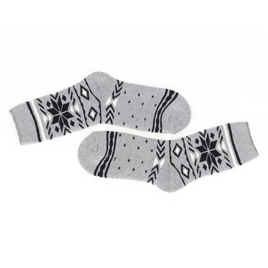 Férfi gyapjú zokni Alpaka (PA-598) - 3 pár (vegyes színek)