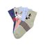 Klasické dievčenské ponožky (QW3046) - 6 párov (mix farieb)