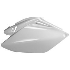 BOČNÍ ČÍSLOVÉ TABULKY POLISPORT 8602800008 (PÁR) BÍLÁ PRO HONDA CRF 250 R 2006-2009