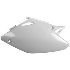 BOČNÍ ČÍSLOVÉ TABULKY POLISPORT 8600900001 (PÁR) BÍLÁ PRO HONDA CRF 450 R 2002-2004