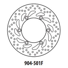 BRZDOVÝ KOTOUČ GOLDFREN 904-501F PŘEDNÍ 260 MM