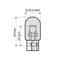PŘEDNÍ SVĚTLO RMS 246510391 T20 12V 21W