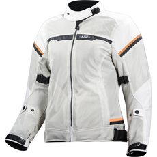 LS2 RIVA LADY JACKET LIGHT GREY H-V ORANGE