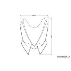 PLEXI ŠTÍT PUIG NEW GEN. SPORT 20680W PRŮHLEDNÝ