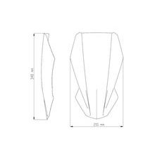 PLEXI ŠTÍT PUIG NEW. GEN SPORT 9588T ORANŽOVÁ