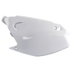 BOČNÍ ČÍSLOVÉ TABULKY POLISPORT 8601100002 (PÁR) BÍLÁ PRO KAWASAKI KX 125 2003-2008, KAWASAKI KX 250 2T 2003-2008