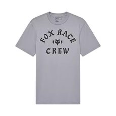 FOX HERITAGE SS PREM TEE - DARK SHADOW GREY