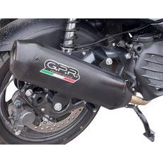 KONCOVKA VÝFUKU SLIP-ON GPR PENTAROAD BM.108.CAT.PE.BL MATNÁ ČERNÁ ZAHRNUJE SPOJOVACÍ SVOD, ODNÍMATELNÝ DB KILLER A KATALYZÁTOR PRO BMW C 400 GT 2019-2020, BMW C 400 X 2019-2020
