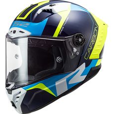 LS2 FF805 THUNDER C RACING1 GL.BLUE H-V YELLOW