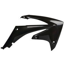 SPOILERY CHLADIČE POLISPORT 8412700003 (PÁR) ČERNÝ PRO HONDA CRF 450 R 2009-2012, HONDA CRF 250 R 2010-2013