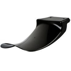KRYT ZADNÍHO TLUMIČE POLISPORT 8905400001 ČERNÝ PRO KAWASAKI KX 250 (F) 4T 2007-2016, KAWASAKI KX 450 (F) 2007-2015