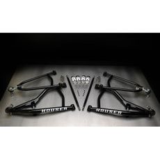 HOUSER A-ARMS HONDA TRX450R (ALL YEARS), LONG TRAVEL, +2,25 WIDE, +0 FORWARD - BLACK