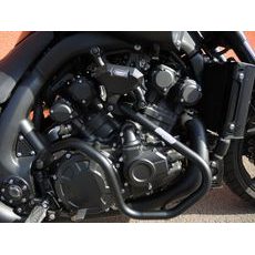 OCHRANNÉ RÁMY MOTORU RDMOTO CF118KDSLD MATNÁ ČERNÁ VRCHNÍ A SPODNÍ PRO YAMAHA V-MAX 1700 2009-2014