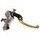 Radiální hlavní brzdový válec ACCOSSATO PC008 PRS 19x17-18-19 se sklápěcí páčkou, zlatý