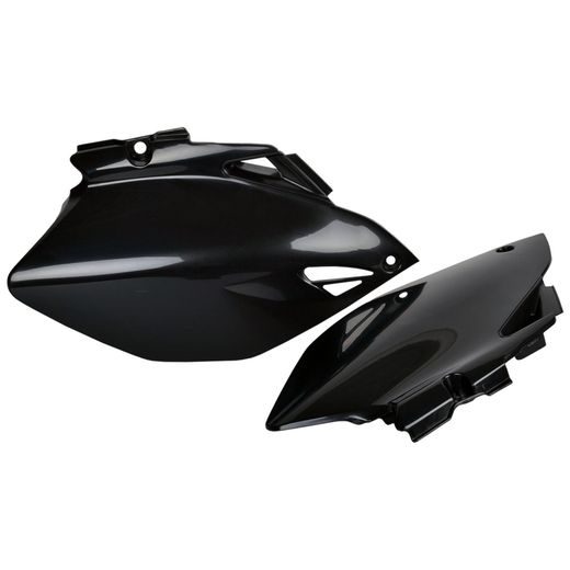 BOČNÍ ČÍSLOVÉ TABULKY POLISPORT 8602900002 (PÁR) ČERNÝ PRO YAMAHA YZ 250 F 2006-2009, YAMAHA YZ 450 F 2006-2009