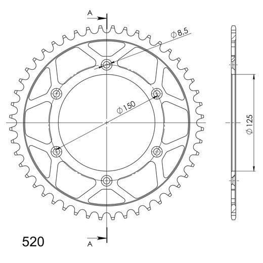 ŘETĚZOVÁ SADA D.I.D CHAIN - ZLATÝ ŘETĚZ 520 ERVT, X-KROUŽEK, KOLEČKO SUPERSPROX, ROZETA SUPERSPROX PRO KTM SX-F 250 2006-2012