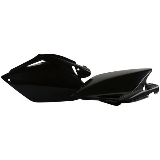 BOČNÍ ČÍSLOVÉ TABULKY POLISPORT 8602800002 (PÁR) ČERNÝ PRO HONDA CRF 250 R 2006-2009