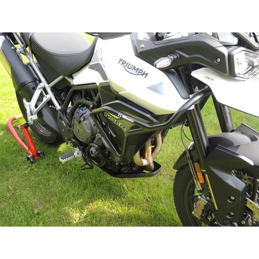 OCHRANNÉ RÁMY MOTORU RDMOTO CF153KD ČERNÁ (SPODNÍ + VRCHNÍ) PRO TRIUMPH TIGER 900 2019-2025