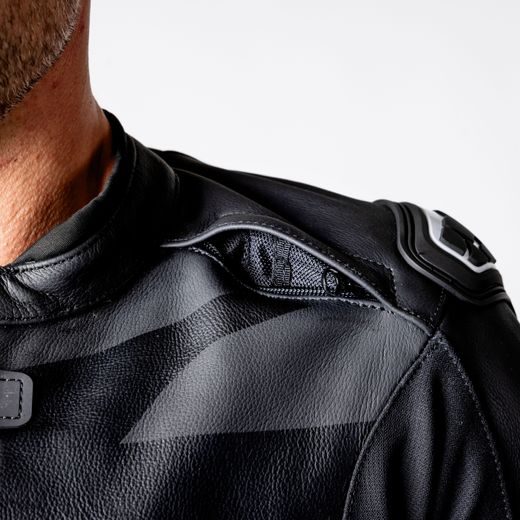 DVOUDÍLNÁ KOŽENÁ KOMBINÉZA IXS ACE 1.0 X2-229406 ČERNÝ 52