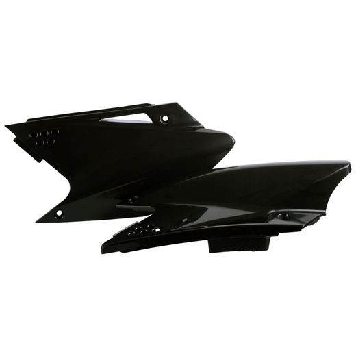 BOČNÍ ČÍSLOVÉ TABULKY POLISPORT 8603000002 (PÁR) ČERNÝ PRO KAWASAKI KX 250 (F) 4T 2006-2008