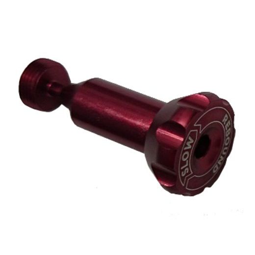 DAMPING ADJUST PART:KNOB,RD ADJUST(3/8-32 UNEF-2A,1.450TLG)AI 7075,RED ANO III