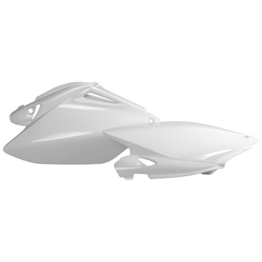 BOČNÍ ČÍSLOVÉ TABULKY POLISPORT 8602800008 (PÁR) BÍLÁ PRO HONDA CRF 250 R 2006-2009
