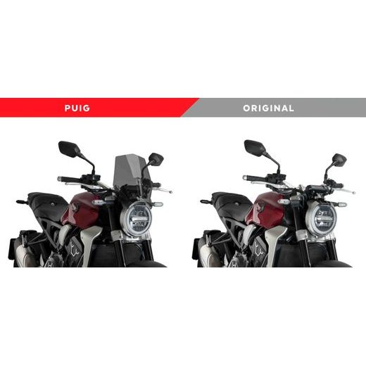 PLEXI ŠTÍT PUIG NEW GEN. SPORT 9748F TMAVÁ KOUŘOVÁ