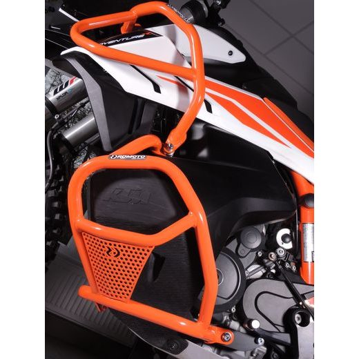 OCHRANNÉ RÁMY MOTORU RDMOTO CF130O ORANŽOVÁ VRCHNÍ A SPODNÍ