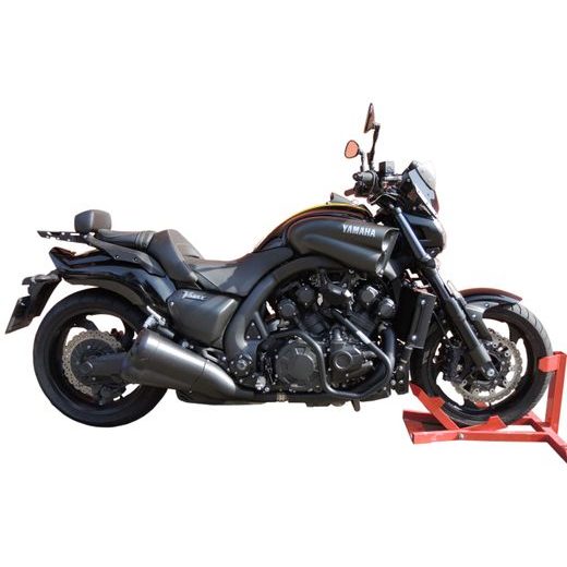 OCHRANNÉ RÁMY MOTORU RDMOTO CF118KDSLD MATNÁ ČERNÁ VRCHNÍ A SPODNÍ PRO YAMAHA V-MAX 1700 2009-2014
