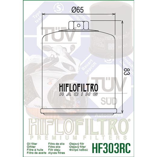 OLEJOVÝ FILTR HIFLOFILTRO HF303RC ZÁVODNÍ