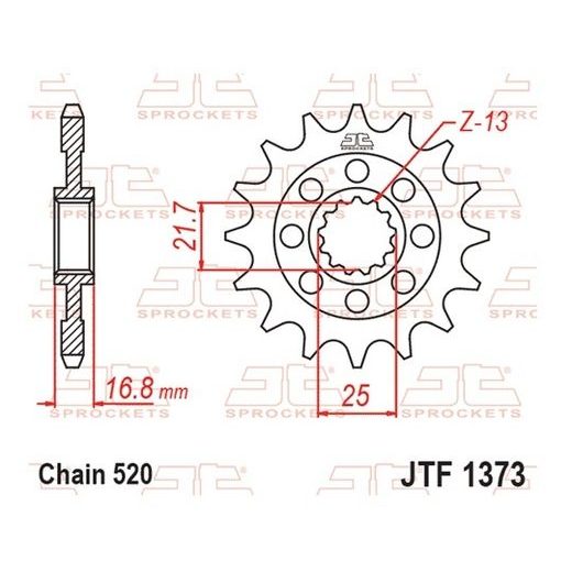 ŘETĚZOVÁ SADA EK - STŘÍBRNÝ ŘETĚZ 520 SRX, X-KROUŽEK, KOLEČKO JT POGUMOVANÉ, ROZETA JT PRO HONDA NC 750 X / XD 2014-2020