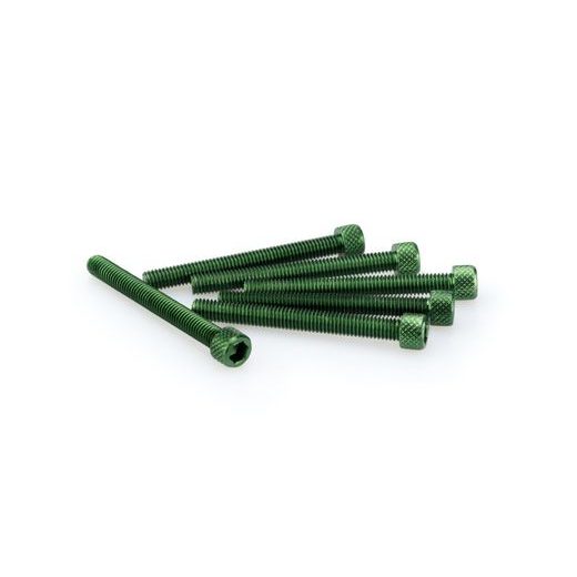 ŠROUBY PUIG ANODIZED 0446V ZELENÁ M6 X 55MM (6KS)