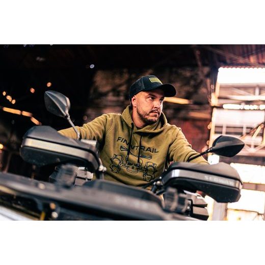 FINNTRAIL HOODY ATV SKULL KHAKI