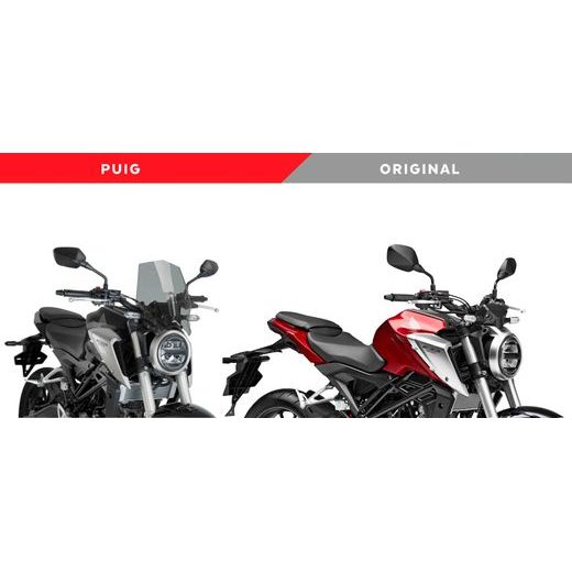 PLEXI ŠTÍT PUIG NEW GEN. SPORT 9734N ČERNÝ