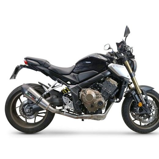VÝFUK KOMPLETNÍ GPR NEW GRAND PRIX EVO TITANIUM E4.CO.H.249.1.CAT.GPAN.TO BROUŠENÝ TITAN ZAHRNUJE ODNÍMATELNÝ DB KILLER A KATALYZÁTOR