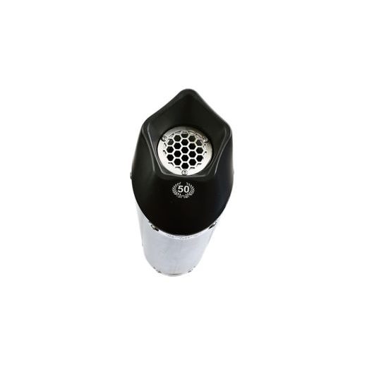 KONCOVKA VÝFUKU SLIP-ON GPR NEW GRAND PRIX EVO TITANIUM E5.T.98.GPAN.TO BROUŠENÝ TITAN ZAHRNUJE SPOJOVACÍ SVOD A ODNÍMATELNÝ DB KILLER