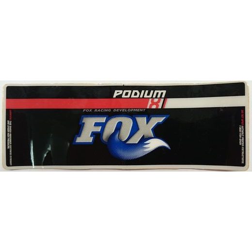 DECAL: '06 PODIUM X, RESERVOIR (6.25 X 2.15)