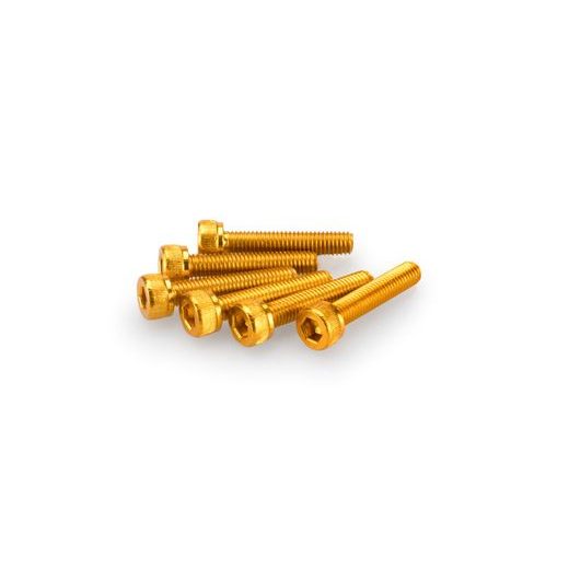 ŠROUBY PUIG ANODIZED 0185G ŽLUTÁ M5 X 25MM (6KS)
