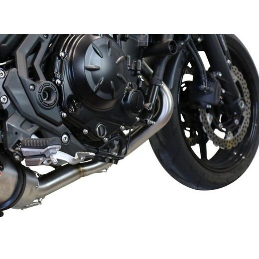 VÝFUK KOMPLETNÍ GPR NEW GRAND PRIX EVO TITANIUM E4.CO.K.161.CAT.GPAN.TO BROUŠENÝ TITAN ZAHRNUJE ODNÍMATELNÝ DB KILLER A KATALYZÁTOR