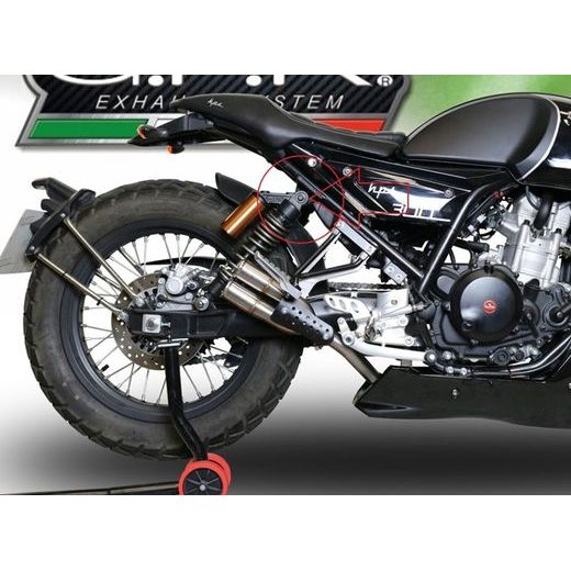 VÝFUK KOMPLETNÍ GPR F205 MD.4.RACE.F205 BROUŠENÁ NEREZOVÁ OCEL