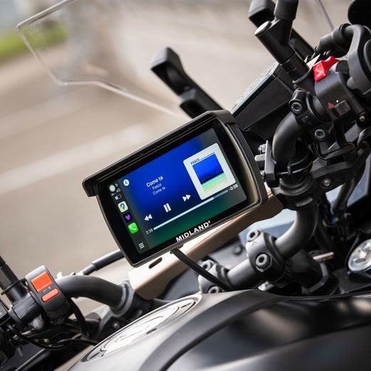 BIKEPLAY PRO – DISPLEJ NA MOTORKU S NAPÁJECÍM KABELEM MIDLAND C1682