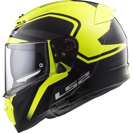 LS2 FF390 BREAKER BOLD BLACK H-V YELLOW