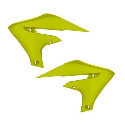 SPOILERY CHLADIČE POLISPORT 8415100004 ŽLUTÁ PRO YAMAHA YZ 250 F 2019-2023, YAMAHA YZ 450 F 2018-2022