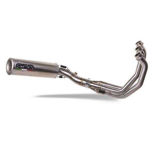 VÝFUK KOMPLETNÍ GPR M3 CO.Y.186.RACEDB.M3.INOX BROUŠENÁ NEREZOVÁ OCEL